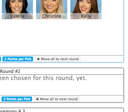 Bracket Round before Pressing the Move All button